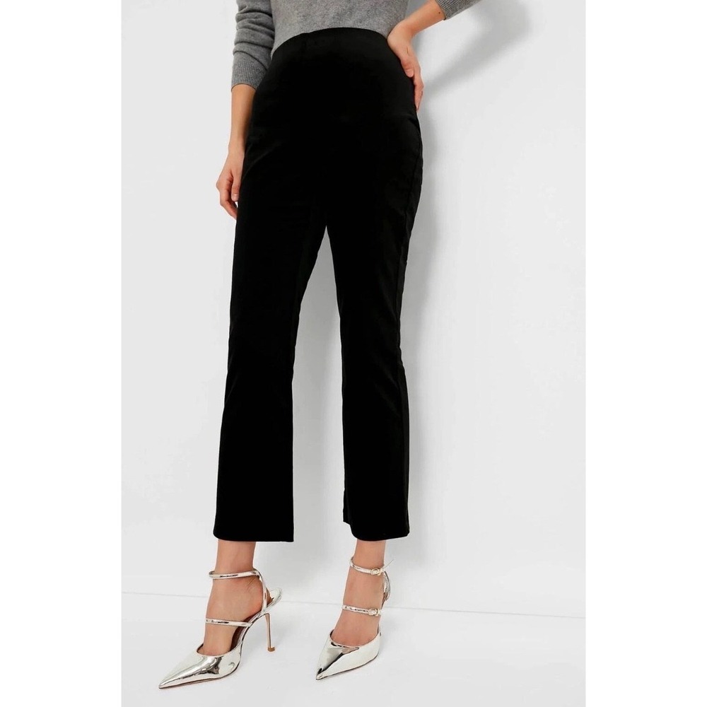 Tuckernuck Black Velvet Ashford Pants size XL Ankle Length Elastic Waist NWT*
